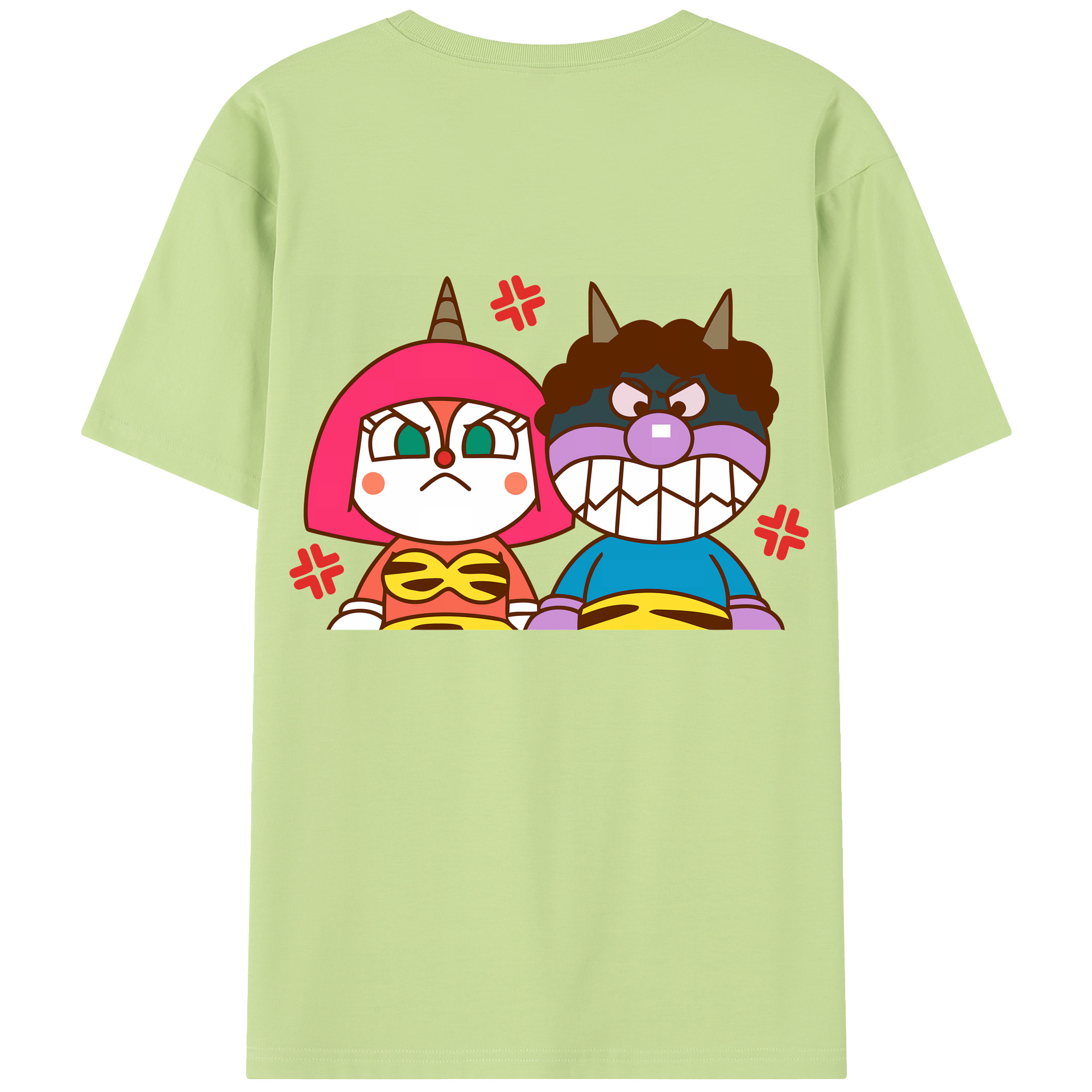（画像用） アンパンマン Anpanman 綿100％半袖Tシャツ（背面プリント）